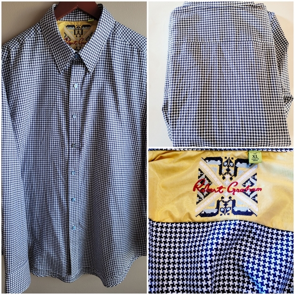 Robert Graham HoundsTooth Tailored Fit Dress Shirt - Picture 3 of 4
